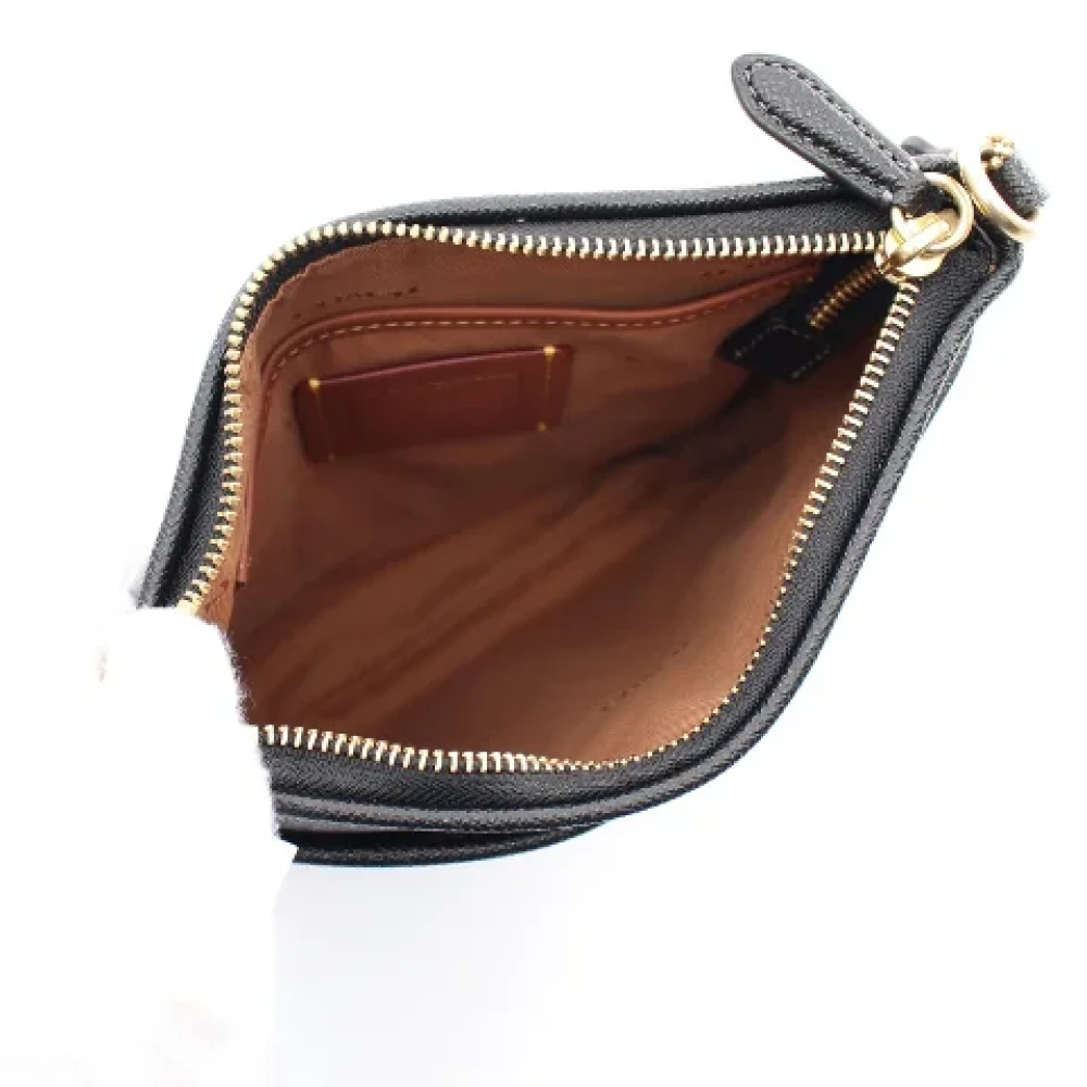 Coach Pre-owned Leather shoulder-bags Black Dames