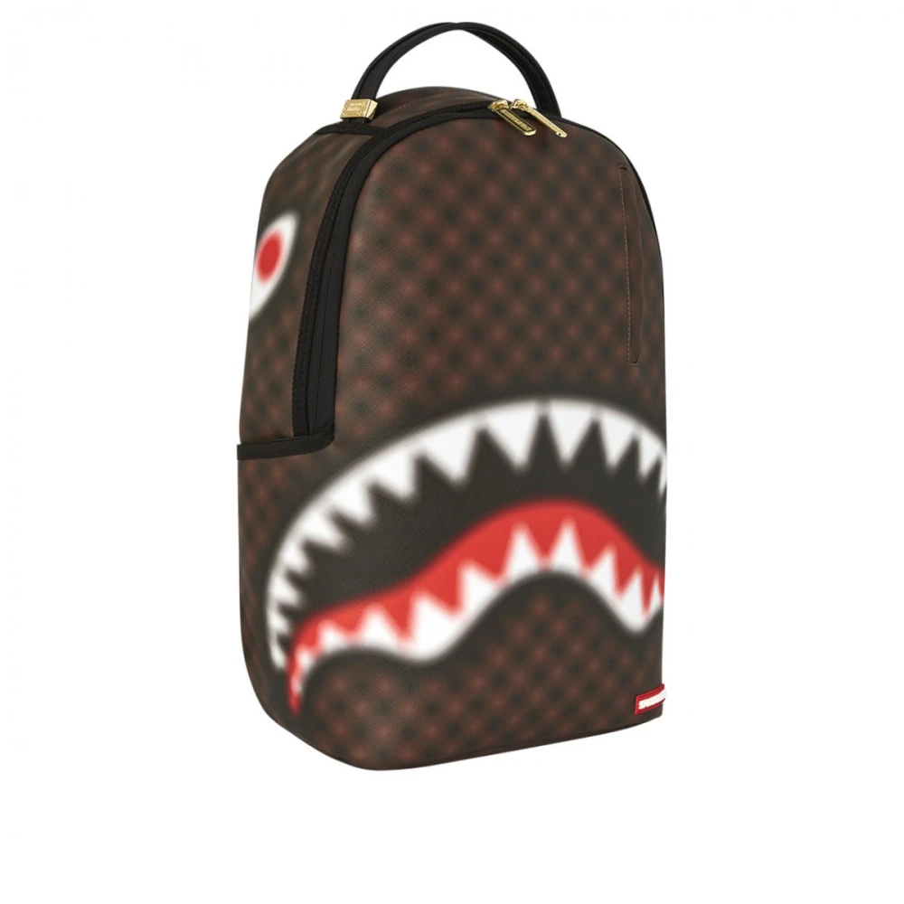 Sprayground Sharks In Paris Blur Rugzak Brown Heren
