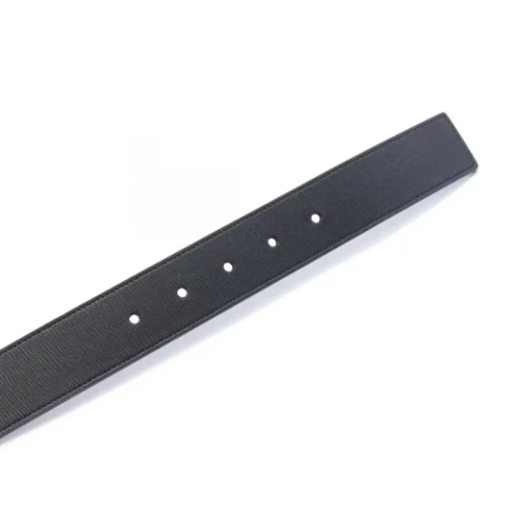 Bally Pre-owned Leather belts Black Heren