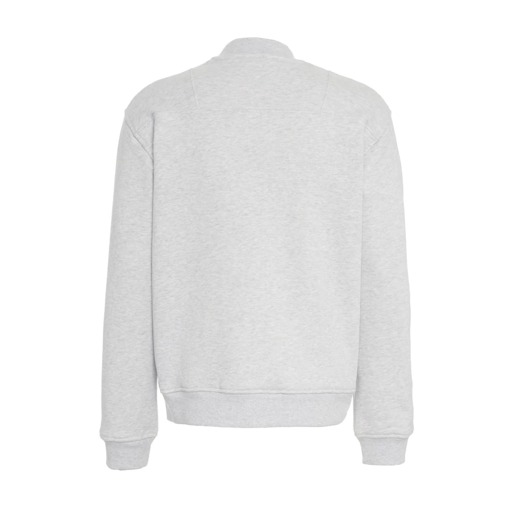 closed Grijze Sweat Bomber Jas Gray Heren