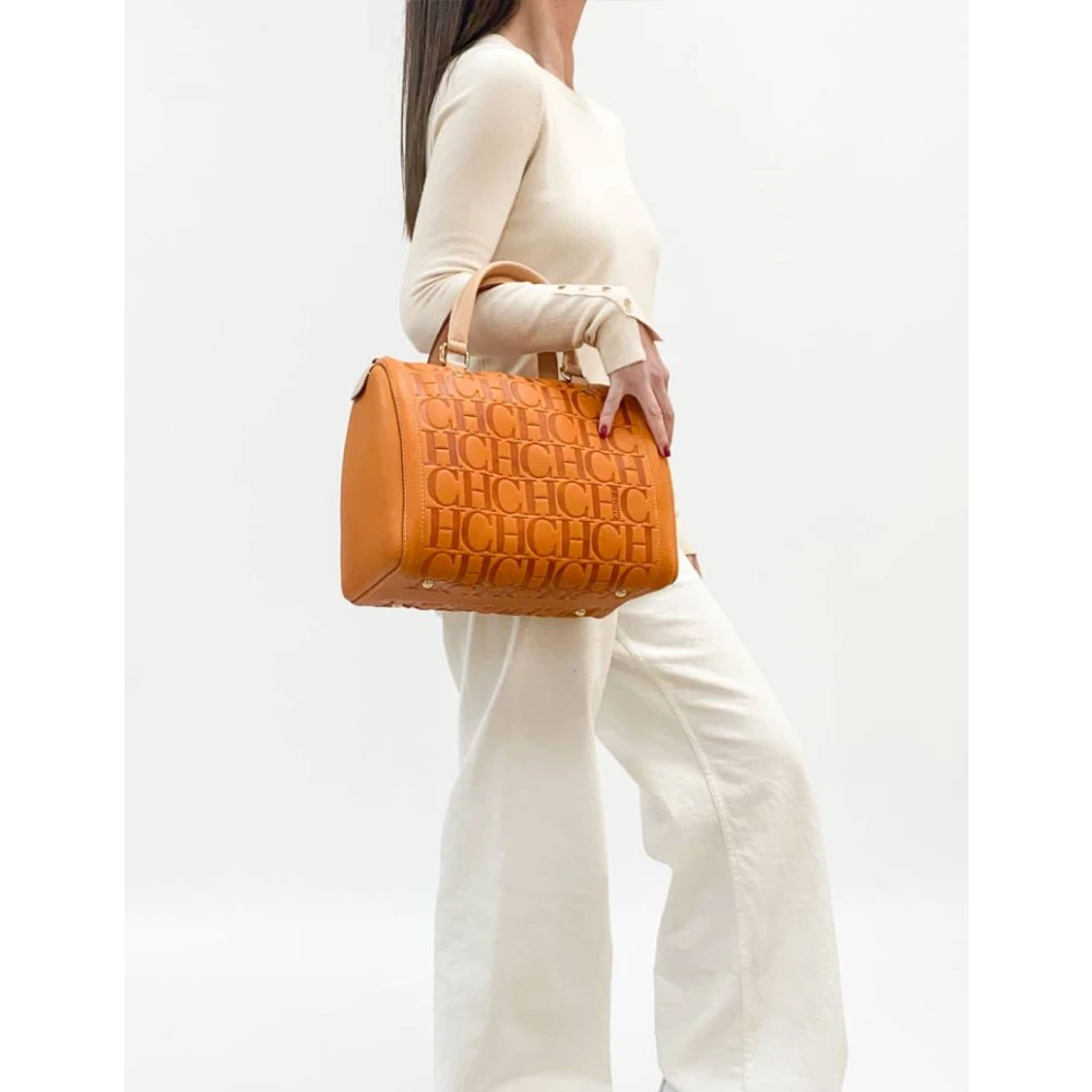 Carolina Herrera Andy 7 Oranje Bowlingtas Orange Dames