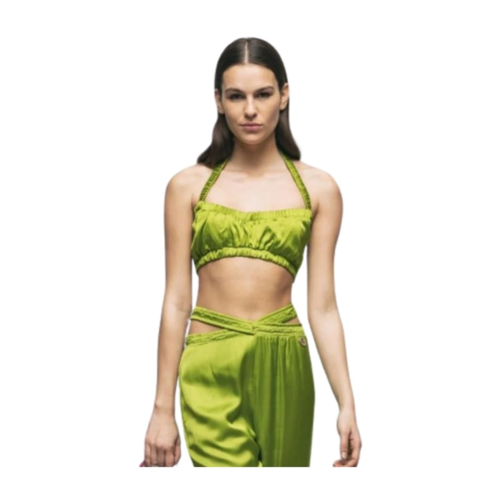 Gaëlle Paris Green Sleeveless Tops - Female - Sleeveless Tops - L - Tops