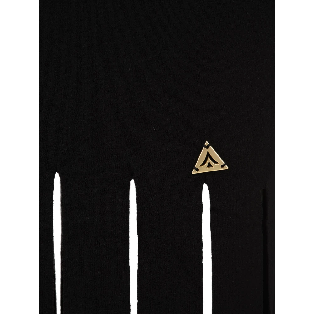 Akep Zwarte Elegante Jurk Black Dames