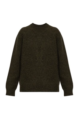 Oversized Ulltröja med polokrage