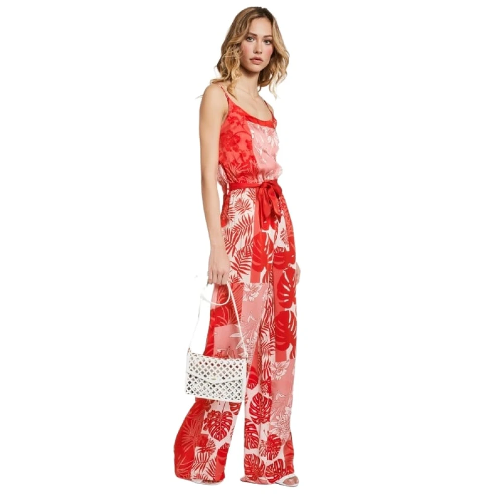 Gaudi Elegante Lange Jurk Red Dames