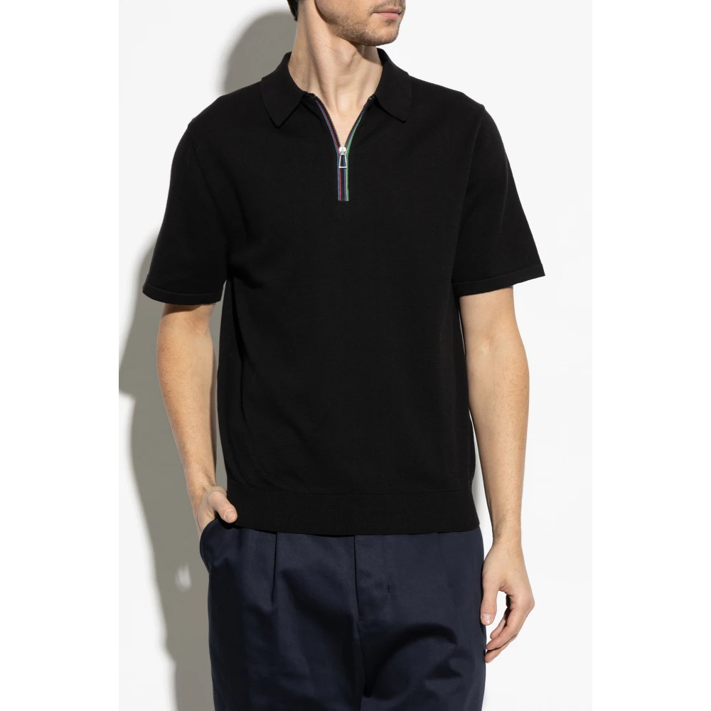 PS By Paul Smith Katoenen polo Black Heren