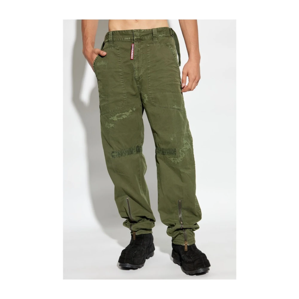 Dsquared2 Groene Broek Aw24 Green Heren