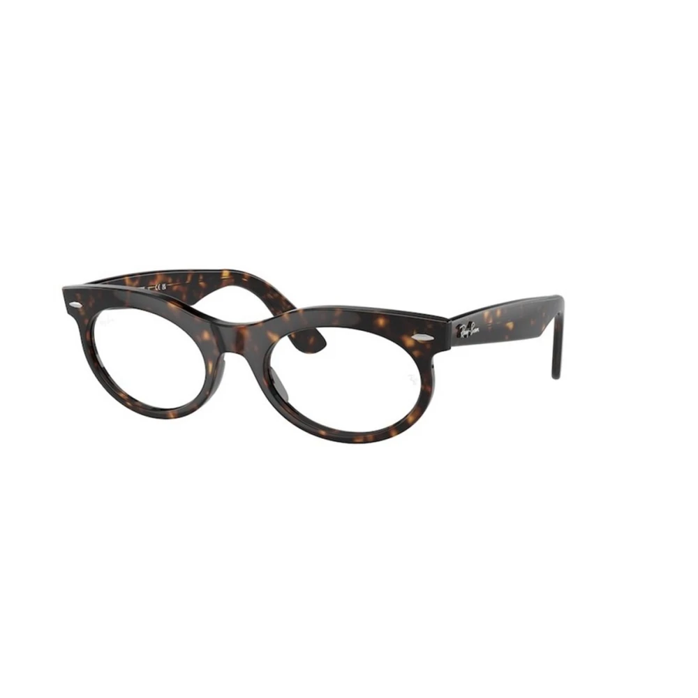 Ray-Ban Ovale Zonnebril Transparant Bruin Frame Brown Dames
