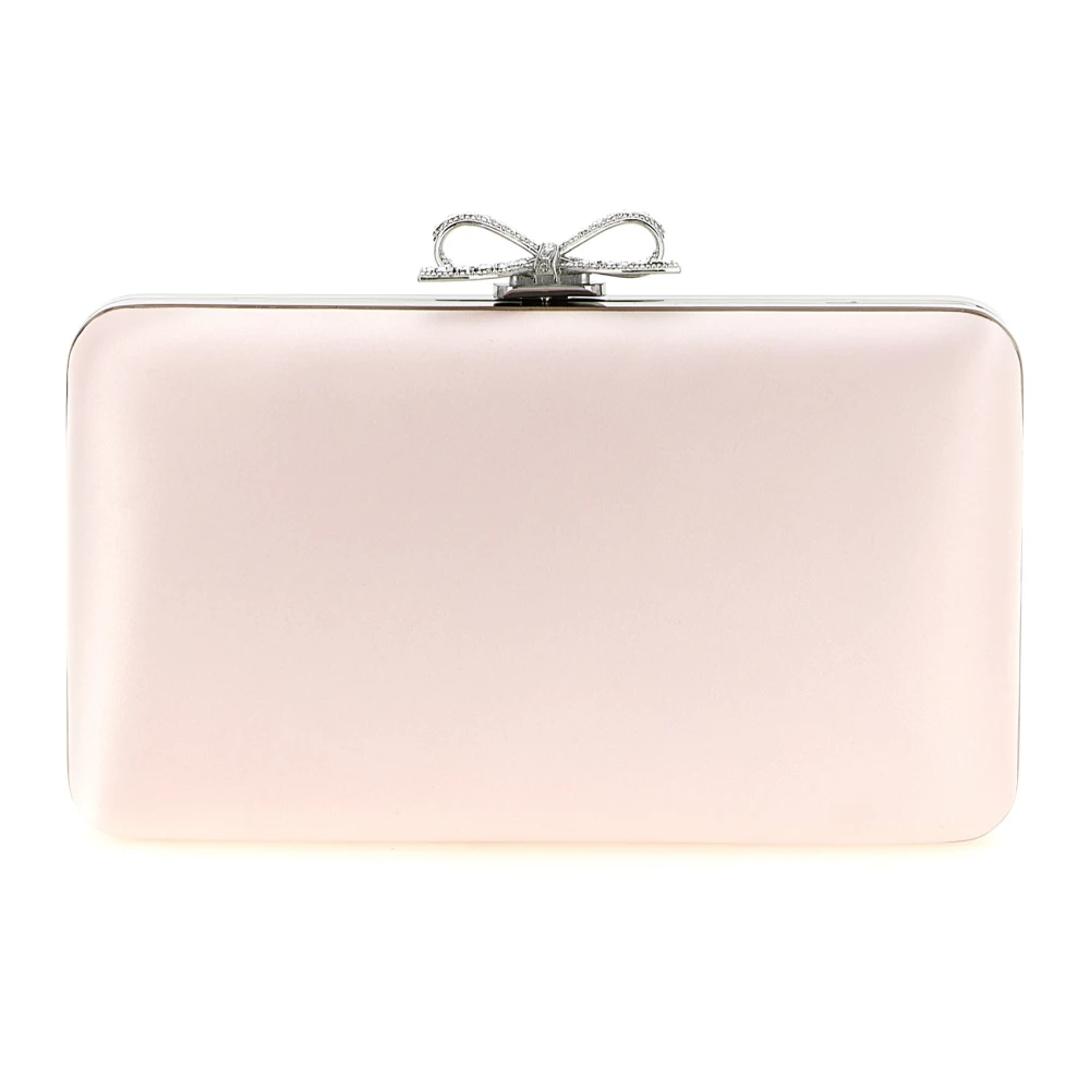 Self Portrait , Clutches, Female, Pink, One Size, Satin Clutch