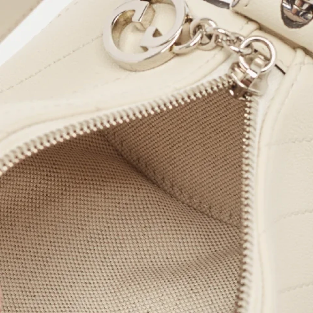 Gucci Vintage Pre-owned Leather pouches White Dames