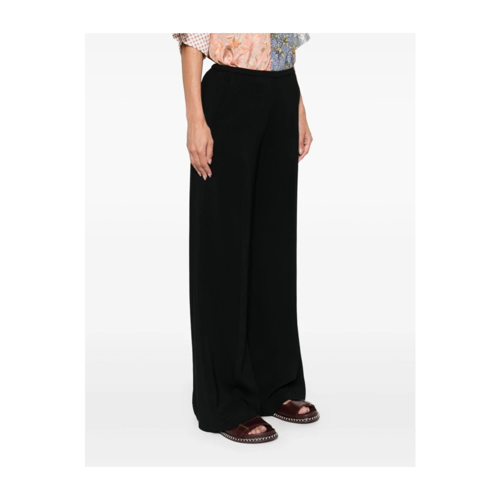 Forte Hoge Taille Candy Stretch Broek Black Dames