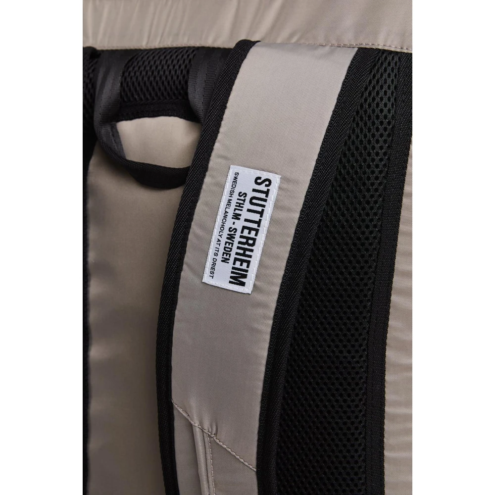 Stutterheim Militaire Stijl Utility Rugzak Beige Unisex