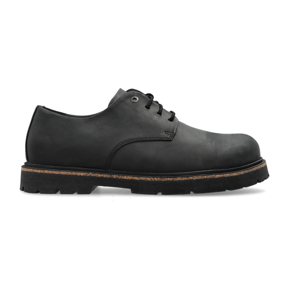 Birkenstock Highwood Lace Low Shoes Black, Herr