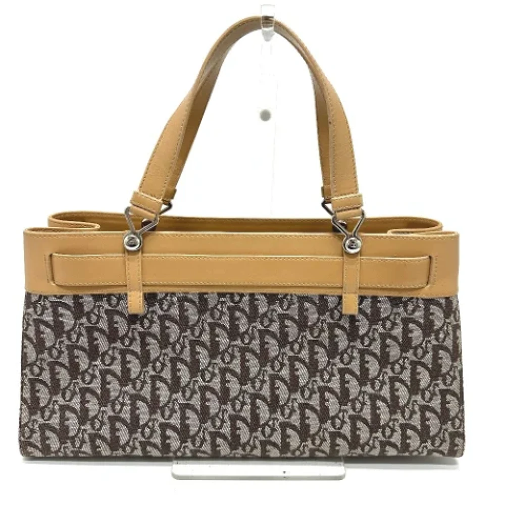 Dior Vintage Pre-owned Fabric dior-bags Brown Dames