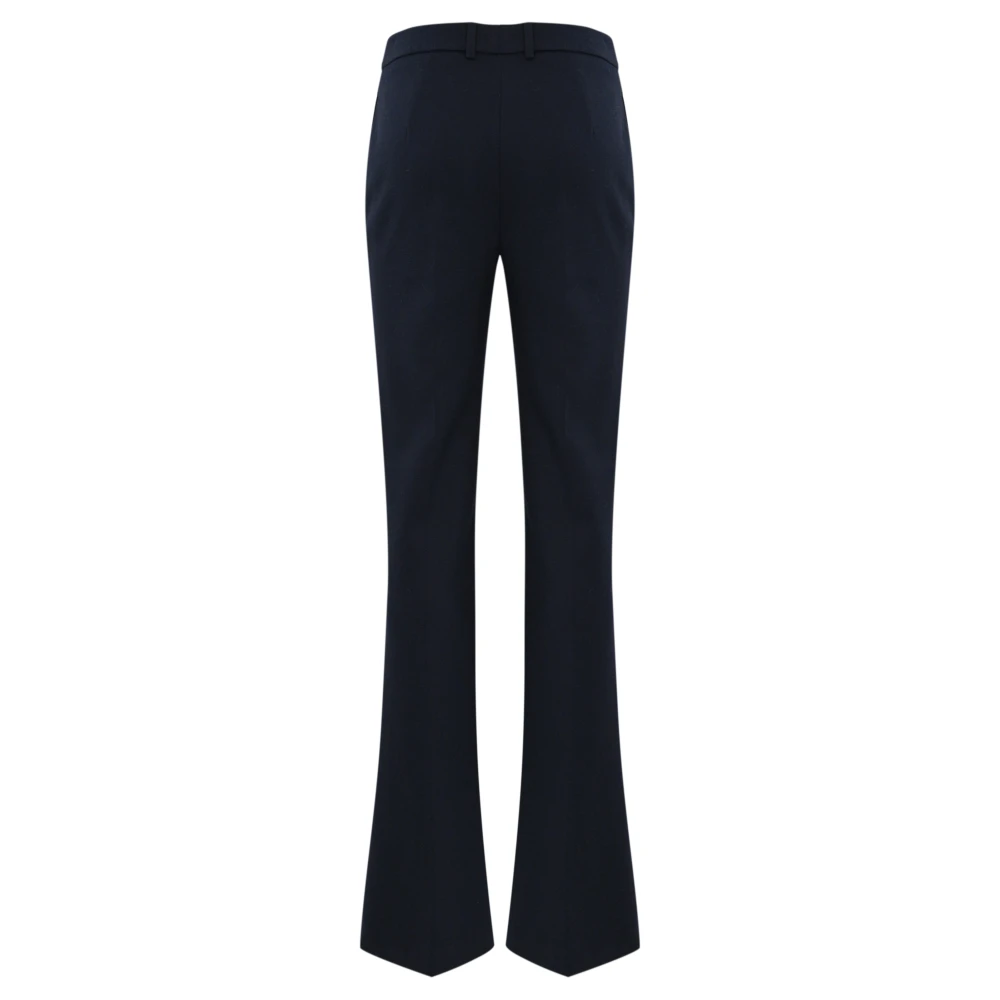 Liviana Conti Blauwe Flared Broek Milano Design Blue Dames