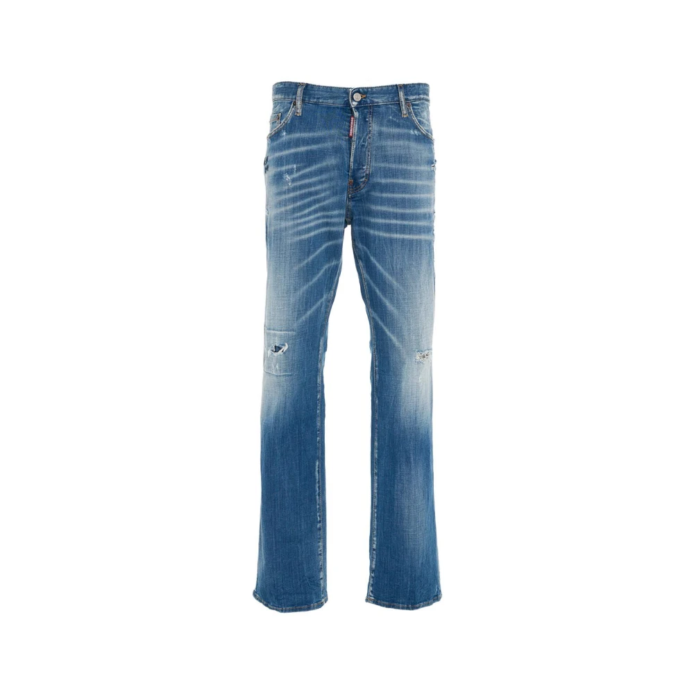 Dsquared2 Denim Jeans met Versleten Effect Blue Heren