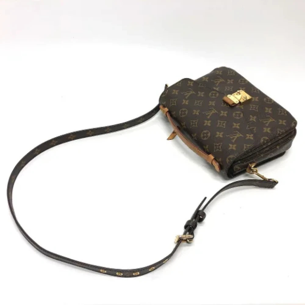 Louis Vuitton Vintage Pre-owned Cotton louis-vuitton-bags Brown Dames