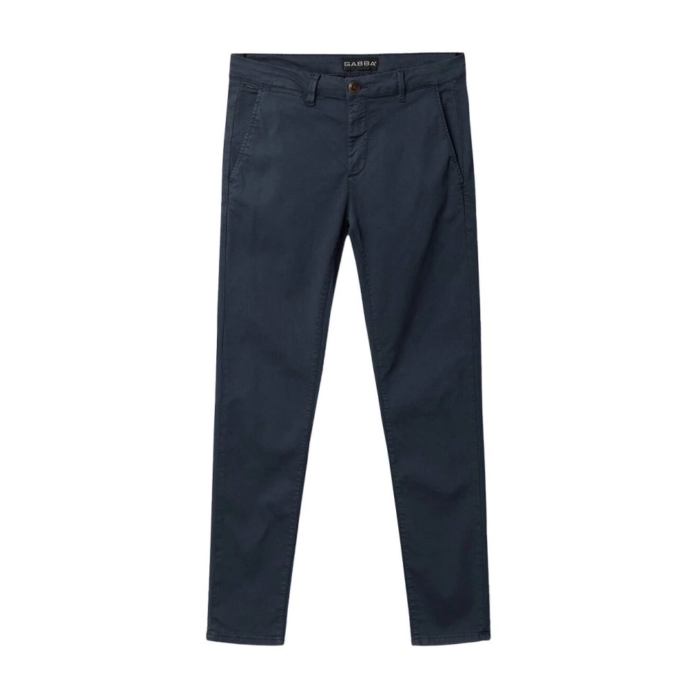 Gabba Chino Broek Paul D Blue Heren