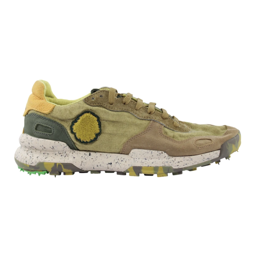 Satorisan Linnen Sneakers Heren Schoenen Groen