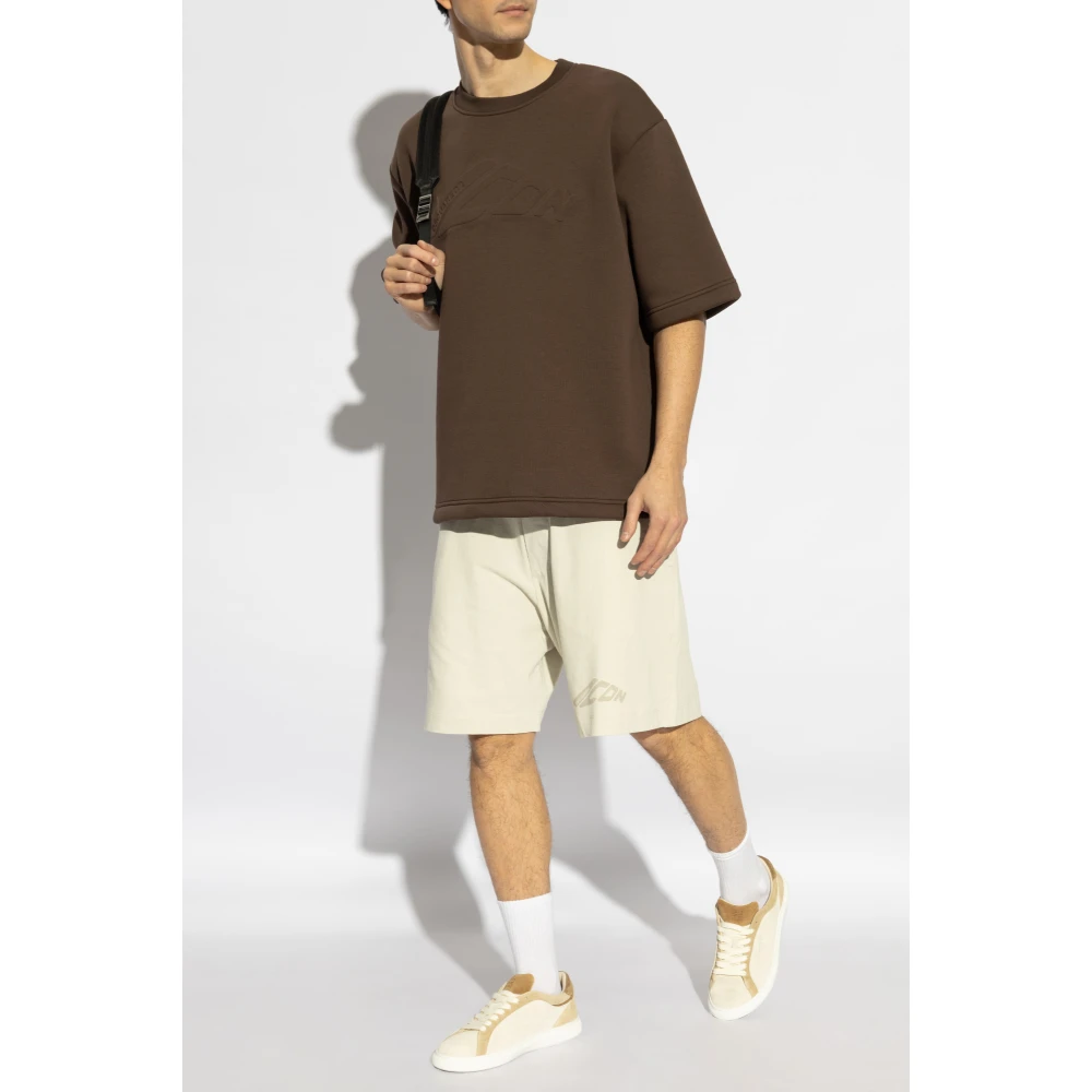 Dsquared2 T-shirt met logo Brown Heren
