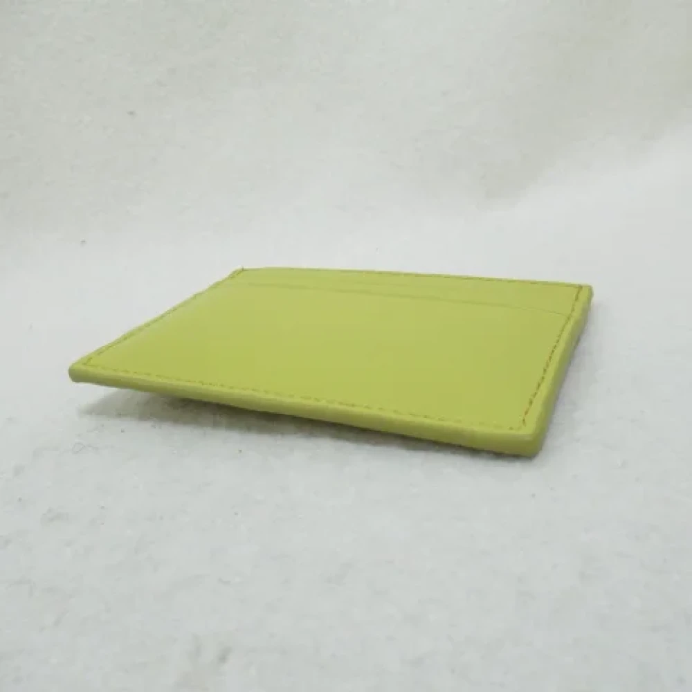 Loewe Pre-owned Leather wallets Green Dames