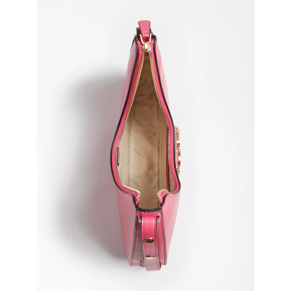 Guess Schoudertas Hobo Hensely Pink Dames