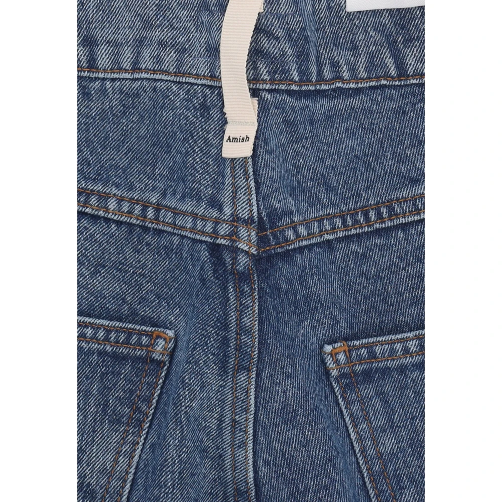 Amish Denim Heren Jeans met Ritssluiting Blue Heren