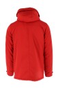 rode-hoodie-jas-met-rits-en-knoopsluiting