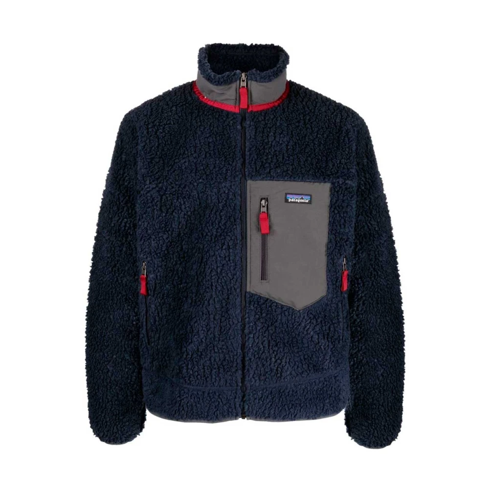 Patagonia Retro Furry Fleece Jas Blue Heren