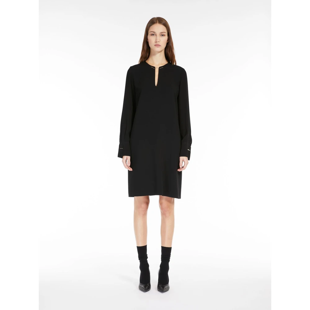 Max Mara Studio Cady Jurk Black Dames