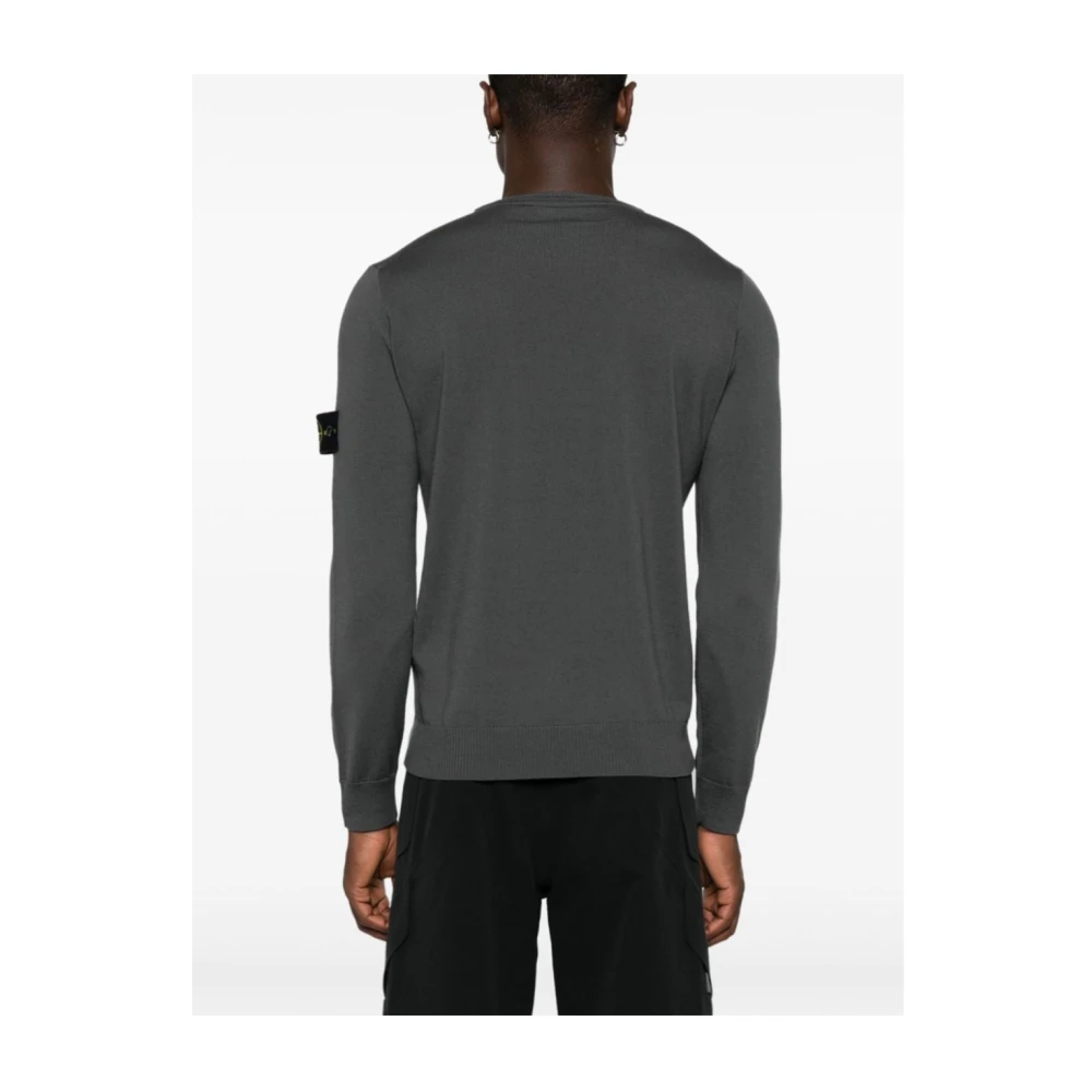 Stone Island Casual Gebreide Pullover Sweater Gray Heren
