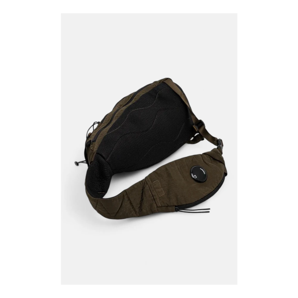 C.P. Company Nylon Lens Rugzak met Ritssluiting Green Heren