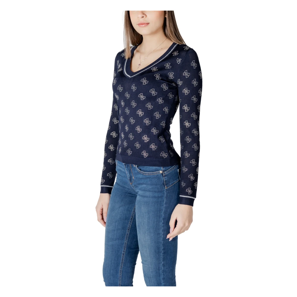 Guess Elegante veelzijdige dames trui Blue Dames