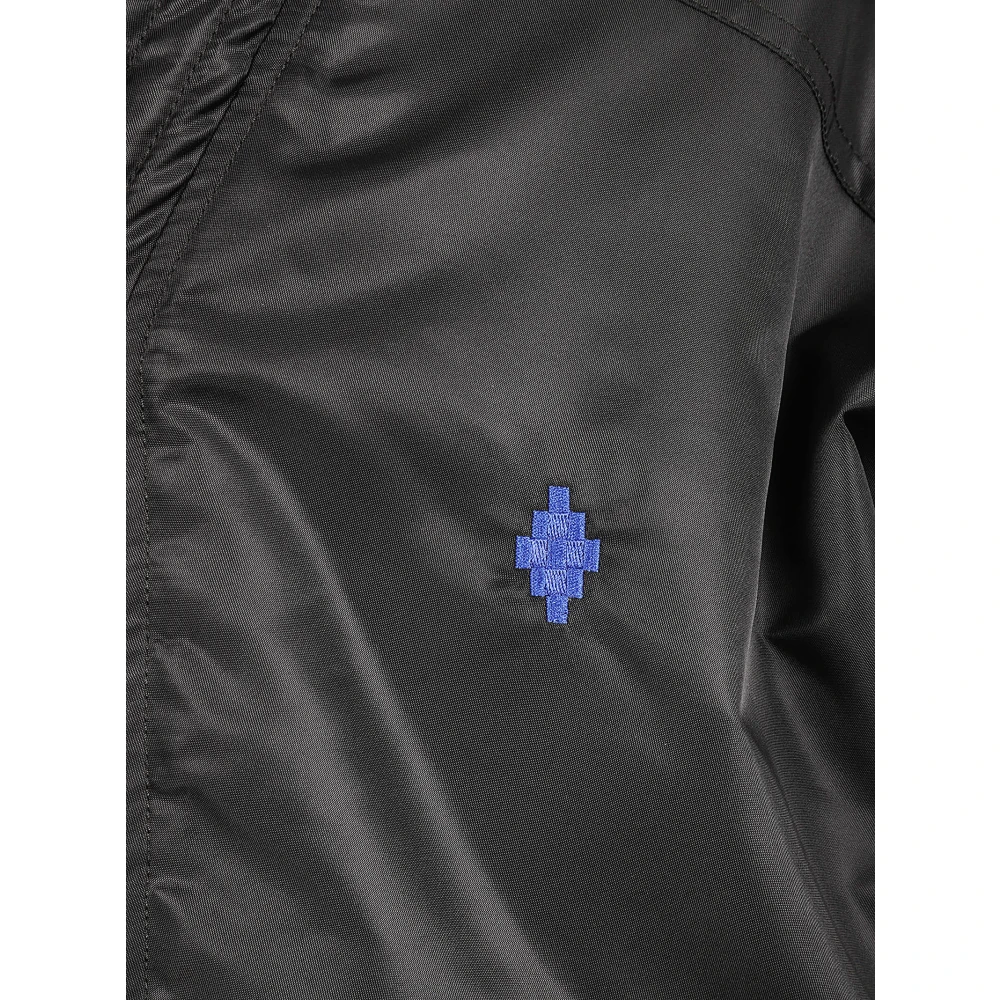 Marcelo Burlon Zwarte Cross Kimono Bomber Jassen Black Heren