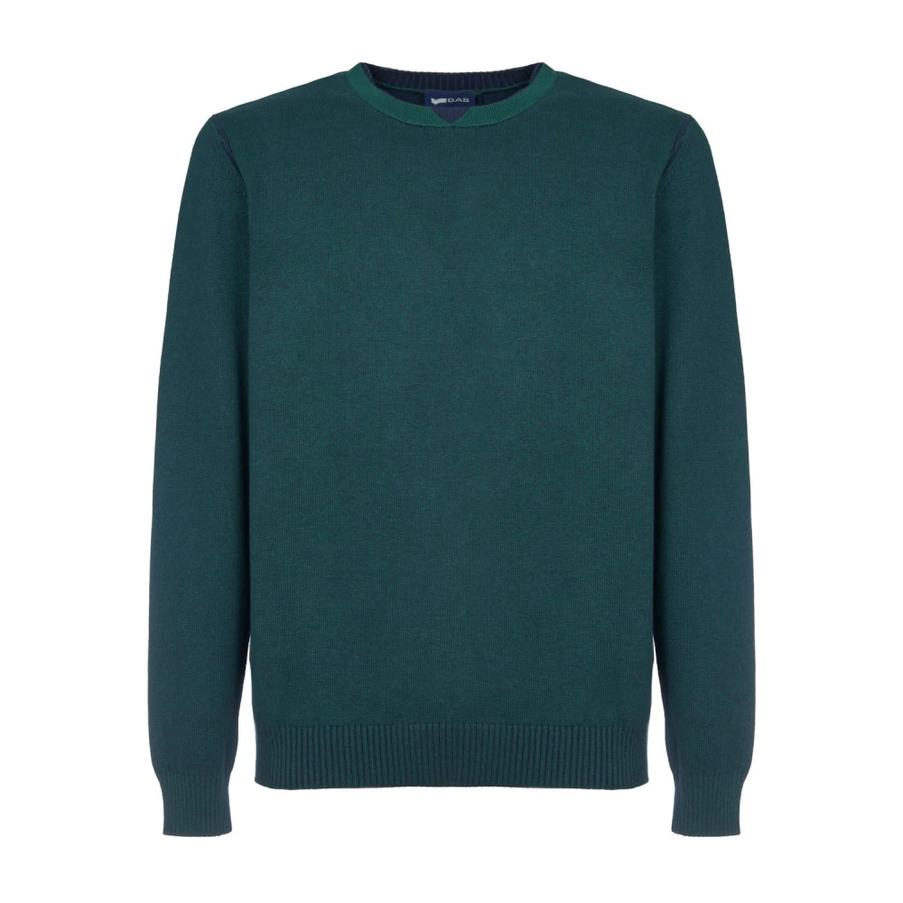 GAS Ronde Hals Trui Green Heren