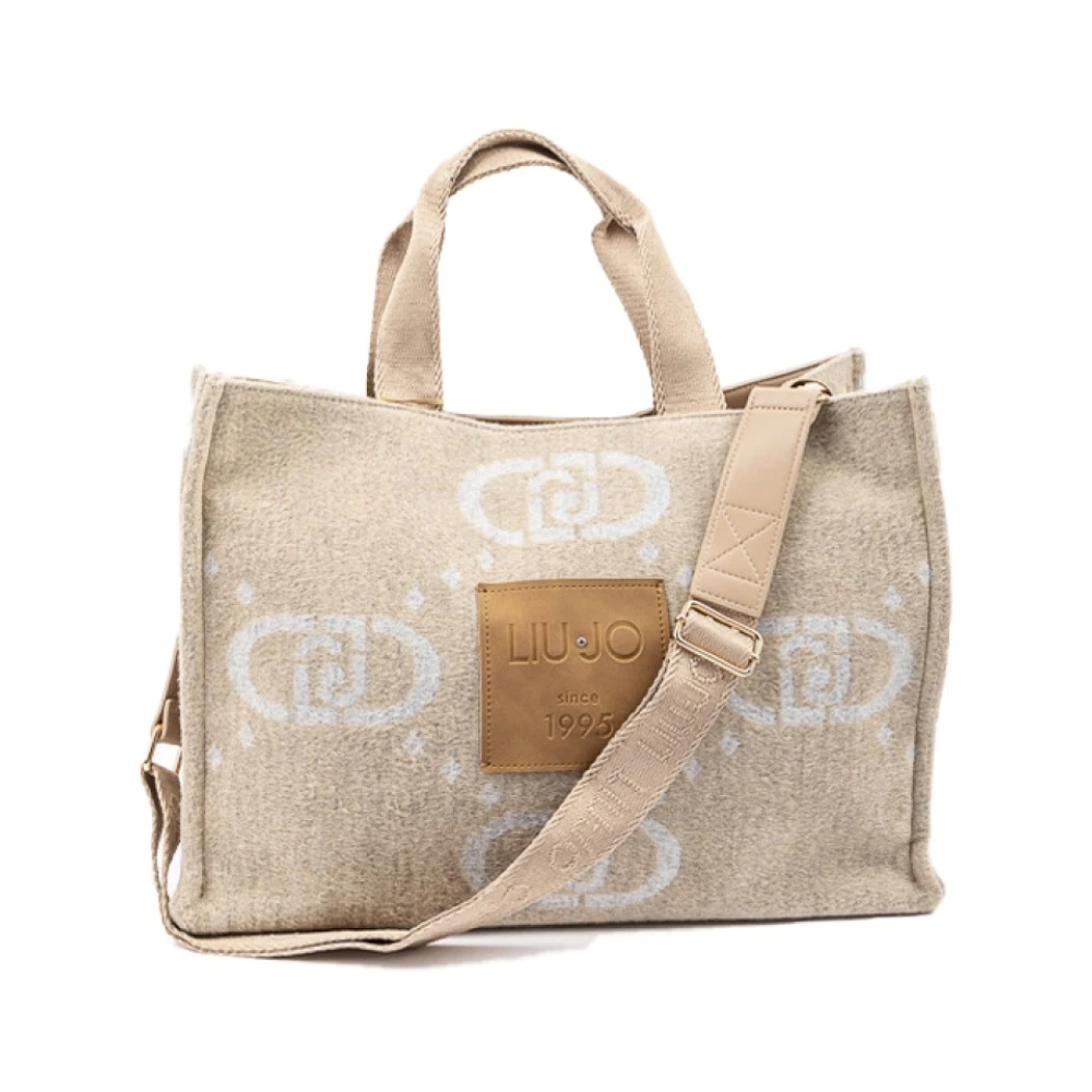 Liu Jo Mujer Beige - Bolso De Compras Acogedor Con Detalles De Peluche - Bags - One Size