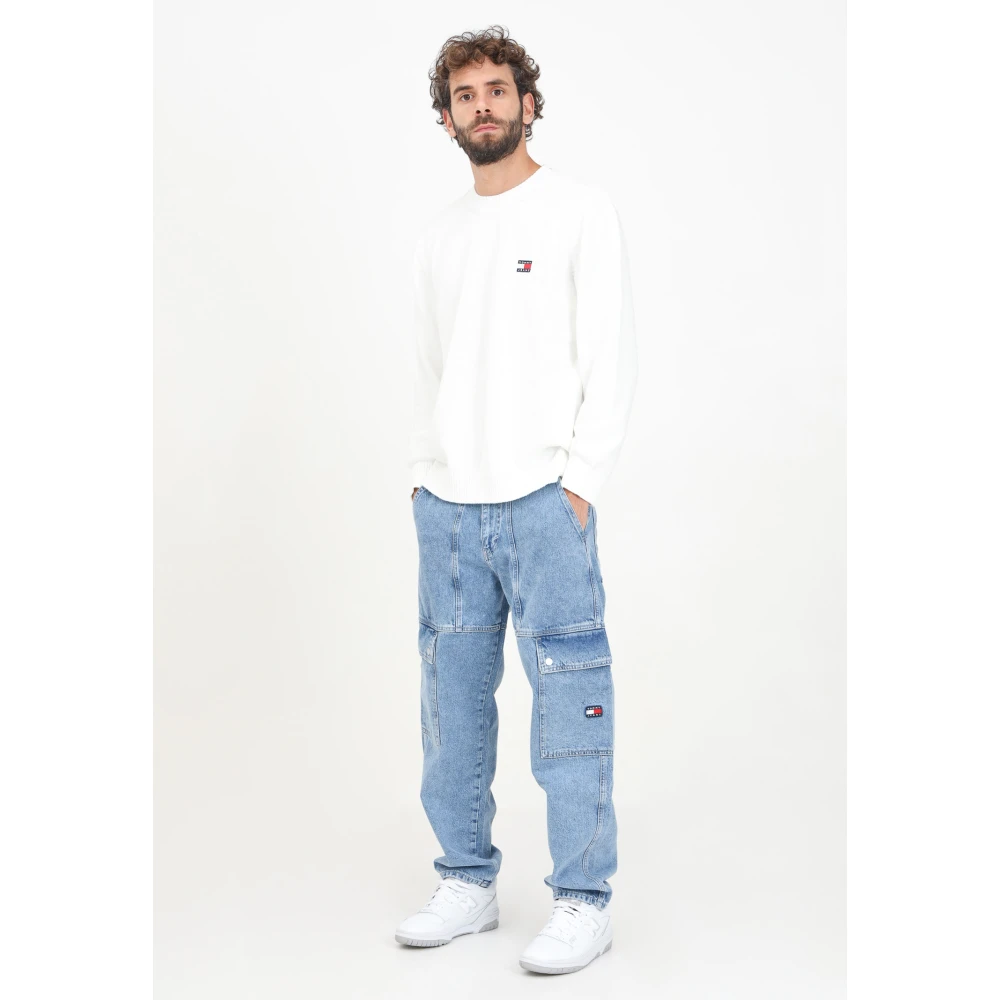 Tommy Jeans Cargo Jeans Relaxte Pasvorm Utility Stijl Blue Heren