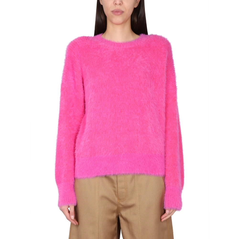 Stella McCartney Mjuk ullblandad tröja Pink, Dam