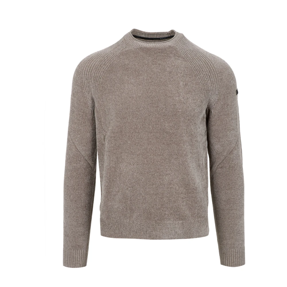 RRD Chenille Dove Grey Sweater Gray Heren