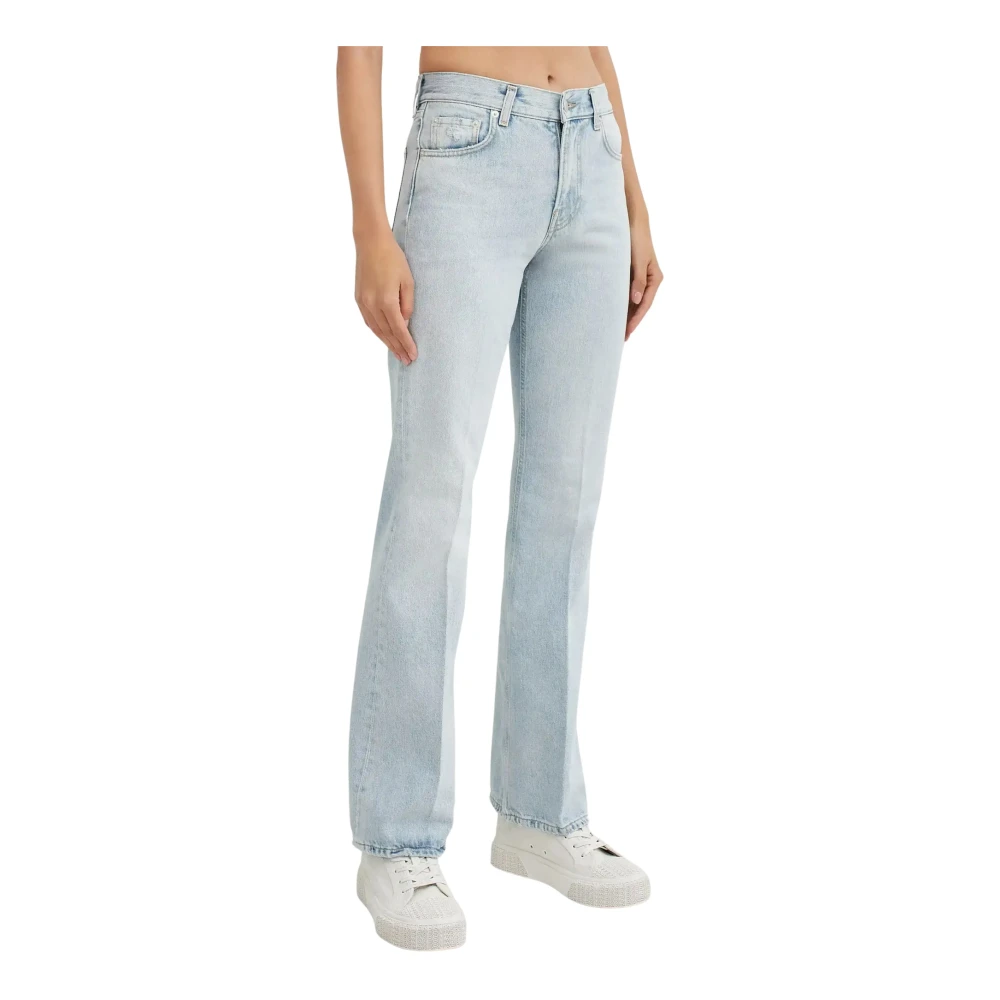 Haikure Women's Blue Flare Jeans, W28, Flora Jeans