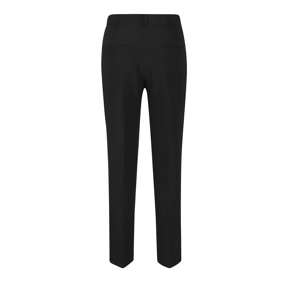 Hebe Studio Zwarte polyesterbroek gemaakt in Italië Black Dames