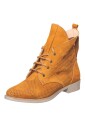 bottines-en-cuir-perfore-orange