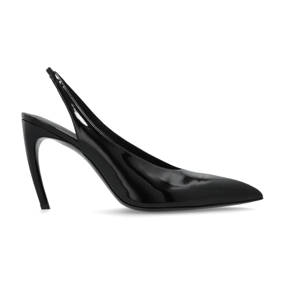 The Attico Black Heels Viper - Female - Pumps - 7 Uk - Shoes