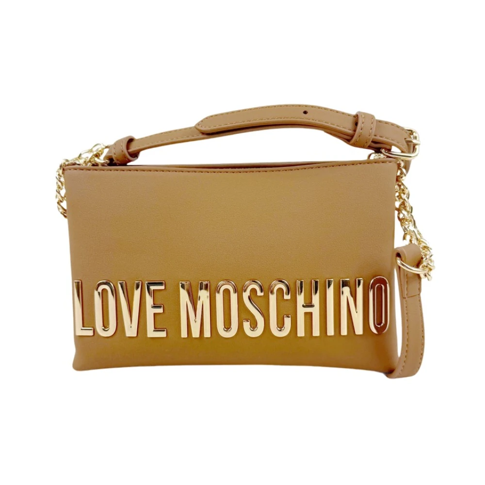 Love Moschino Women's Brown Shoulder Bags, One Size, Bold Love Shoulder Bag