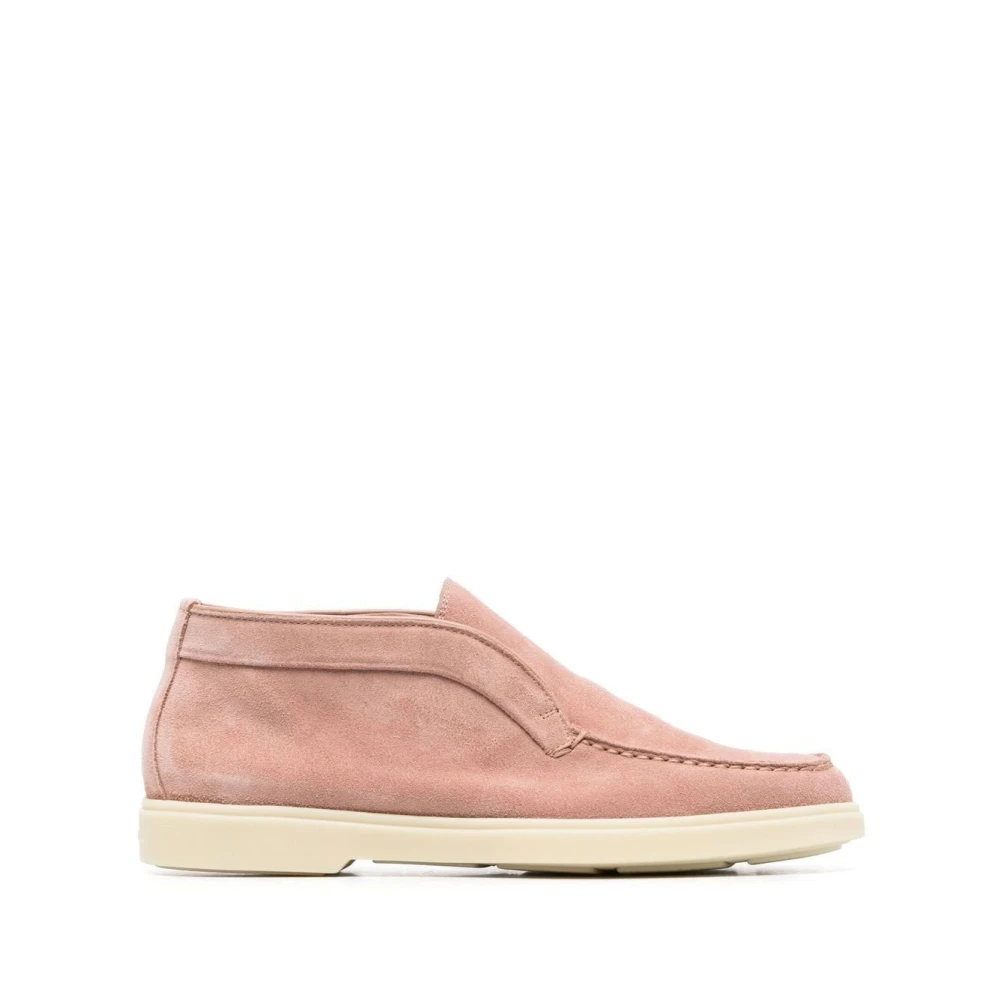 Santoni Donna Rosa Casual Chiusi Loafers Flats