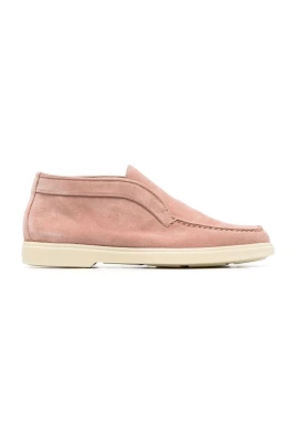 Rosa Avslappnad Stängd Loafers Flats