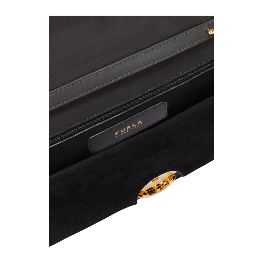 Furla Sfera Crossbody Tas in Zwart Black Dames