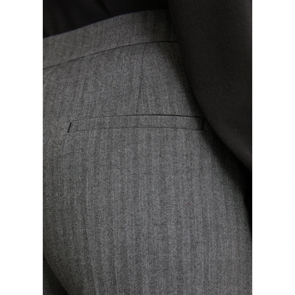 Marc O'Polo Gestreepte sigarettenbroek slim Gray Dames