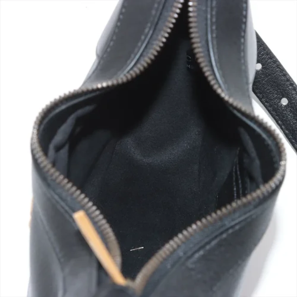 Gucci Vintage Pre-owned Leather handbags Black Dames