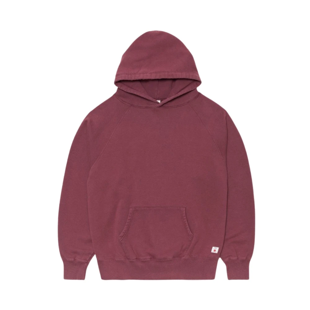 Edwin Homme Rouge - Sweat-Shirts À Capuche - Sweatshirts Et Sweats À Capuche - Taille: S